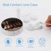 Portable Leather Contact Lens Case - Stylish Travel Storage Box for Contact Lenses - Buy Online on GoSupps.com