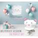 Heckbo Baby Hooded Towel - Soft Absorbent 90x100cm Mouse Design | Perfect Gift for Boys & Girls | Includes Washy | Ideal for Newborns and Toddlers - Buy Online on GoSupps.com