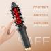 Portable Cordless Curling Iron Brush for Women - Instant Hair Curler & Styling Comb - Extra Long Tourmaline Ceramic Barrel - Ideal for Travel (Black - Buy Online on GoSupps.com