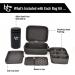 Herb Guard Wanderlust Ballistic Hardshell Box & Smell Proof Case - XL Ultraviolet Jar, Built-in Tray - Glass Protection & Organization - Buy Online on GoSupps.com