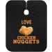 I Love Chicken Nuggets Barber Cape - Large Hair Cutting Apron for Adults | Stylish Hairdressing Gear - Buy Online on GoSupps.com
