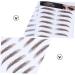 PLAFOPE 6D Hair- Eyebrows Stickers 4pcs Eyebrow Stickers 6d Hair-like Eyebrow Transfer Stickers Eyebrow Trimming 4 Stickers - Buy Online on GoSupps.com