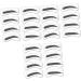 Didiseaon 96 Pairs 8 Eyeshadow Eyebrow Pattern Eyebrow Stencils Eyebrow Card Template Sticker Eyebrow Trimming mediumx3pcs As Shownx3pcs - Buy Online on GoSupps.com