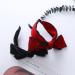 SARTS Double Layered Bow Knot Headband - Red Black Hair Accessories for Women and Girls - Buy Online on GoSupps.com
