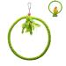 Congguan bird swing cotton rope ring round bird bird cage bird cage hanging pencil cage cage hanging bite -resistant toys for budgie nymphic sittich paraso