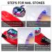 MOPRETTY Super Sticky Rhinestone Glue Set for Nail Art | Clear UV Gel with Painting Pen & Tweezer | 8ml x 2 Adhesive Builder Tips (UV Light Cure Needed) - Buy Online on GoSupps.com