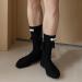 Apujent Magnetic Hand Holding Couple Funny Socks - Cute 3D Doll Design - Buy Online on GoSupps.com