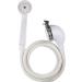 Danco 10086 VersaSpray Portable Hand Held Shower Head Sprayer Fits Bathtubs without Diverter - White