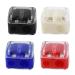 Ancoo 4 Pieces Pencil Sharpener for Eyebrow Eyeliner 2 Holes Dual Sharpener Eye Makeup Pencil Sharpener