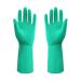 BUSOTH Household Cleaning Gloves Dishwashing Kitchen Cleaning Tools Waterproof Scrubber Long Gloves Dishwashing Gloves Medium 1 pair
