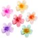 Matte Flower Hair Claw Clips Set of 6 for Women Large Non-Slip Strong Hold Clips for Thick/Thin Hair Cute Daisy Hair Accessories Gift Set Transparent