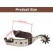 Frdhee West Cowboy Spores - Handcrafted Vintage Horse Gear (2 Pieces) - Rotatable Design for Riding Enthusiasts - Buy Online on GoSupps.com