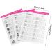FRCOLOR 24 Sheets Coloring Exercise Book Nail Art Practice Book Manicure Training Book Nail Salon Tool Para U as Cards for Manicure Training Album Paper White Pattern 21x15cm White - Buy Online on GoSupps.com