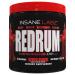 Insane Labz Redrum High Stim Pre Workout NO Booster Powder, Loaded with Beta Alanine Agmatine Sulfate Taurine Fueled by AMPiberry, OXYgold,Focus Strength Recovery,25 Srvgs Devil's Blood Black Cherry Devils Blood