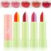 KTouler 4 Pcs Color Changing Lipstick Set  Velvet Long Lasting Moisturizing Magic PH Temperature Non-Stick Cup Waterproof Lip Balm Makeup Gift Set for Girls and Women