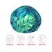 Tropical Palm Leaves Shower Cap - Reusable Waterproof Hair Cap with PEVA Lining - Buy Online on GoSupps.com