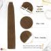 Moresoo Tape In Extensions Real Hair Brown #8 - 40cm Remy Thick 10 Pieces 25g - Buy Online on GoSupps.com
