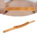 Body Gua Sha Stick Wooden Gua Sha Stick Muscle Relaxing 20 Beads Wooden Scraping Massage Bar for Back Abdomen Shoulder