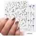 Summer Blossom Nail Art Decoration Classy Poppy Rose Branch Designs Nail Sticker 3D Decals Flowers Leaves(DP-130) - Buy Online on GoSupps.com