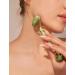 Natural Jade Roller & Gua Sha Set - Reduce Wrinkles Puffiness & Tighten Skin - Buy Online on GoSupps.com