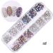 1 Box Mixed Colors Nail Art Rhinestones Multi-Size Flat-Back Ab Crystal 3D Charm Gems Diy Manicure Decor 4Nice Design - Buy Online on GoSupps.com