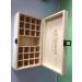 Wood Essential Oil Organizer - Aromatherapy Stand & Storage Box for 25 Fragrance Oils Jewelry & Treasures - 10.83x5.91x0.27 - Buy Online on GoSupps.com