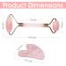 Buy Rose Quartz Roller & Gua Sha - Facial Beauty Tools for Skin Care Relaxation & Anti-Aging - Buy Online on GoSupps.com