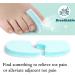 Haosem Foam Toe Separator 2 Pieces for Overlapping Toes & Hammer Toe Relief | Pressure & Friction Control - Buy Online on GoSupps.com