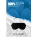 22 Momme Silk Sleep Mask - 100% Pure Mulberry Silk Blackout Eye Mask with Adjustable Headband - Anti-Allergy Natural Silk - Perfect Gift for Men and Women (Black) - Buy Online on GoSupps.com