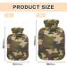 Modern Portable Camouflage Hot Water Bottle | 2L Keep Warm for Massage | Ideal for Teens & Kids - Buy Online on GoSupps.com