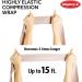 Premium Elastic Bandage Wrap - 4 Pack + 12 Extra Clips - Durable Compression Bandage - 2X 3 inch, 2X 4 inch Rolls - Stretches up to 15ft - Buy Online on GoSupps.com