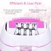 Uraqt Epilator for Women - Gentle Hair Removal with Massage Rolls Long-Lasting Razor & Accessories (Pink) | Perfect Gift! - Buy Online on GoSupps.com