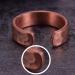 Vintage Hammered Copper Magnetic Ring for Men - Stylish and Therapeutic - Buy Online on GoSupps.com