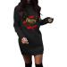 Shop Hanxiulin Women's Christmas Dress - Sexy Hooded Sweater Dress & Oversized Long Sleeve Party Clothes - Buy Online on GoSupps.com