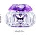 Nail Liquid Crystal Dish Nail Art Dappen Dish Crystal Glass Liquid Powder Cup Clear Diamond Manicure Bowl With Lid - Buy Online on GoSupps.com
