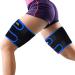 Supegeare thigh brace support 2-pack breathable thigh compression lifter adjustable neoprene hamstring quad wrap anti-slip upper leg support women men leg slimmer (2 pack)