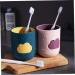 Eco-Friendly Unbreakable Bathroom Tumbler Cup - Sweet Cloud Pattern Toothbrush Organizer | Perfect Gift - Buy Online on GoSupps.com