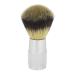 Professional shaving brush with aluminum handle quickly drying synthetic bristles increases the foam residues removed for men