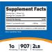 Nutricost Ascorbic Acid Powder (Vitamin C) - 2 LBS | High Quality Antioxidant Supplement - Buy Online on GoSupps.com