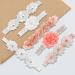 Baby Girl Flower Headbands - 6 Pack Hair Accessories for Newborns | Perfect for Parties Weddings & Baptism - Buy Online on GoSupps.com