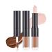 UShinein Glide&Hide Blurring Concealer Concealer & Contour Stick Creamy Texture concealers & Correctors Dark Circles and Wrinkles Dual Formula Liquid Tip & Balsem Stick Langdurige makeup up 1