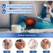 USB Heated Knee Brace Support for Arthritis Pain Relief - Thermal Therapy Wrap for Joint Stiffness - Fits Men and Women - Buy Online on GoSupps.com