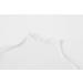 KLOTHO Lightweight Ruffle Mock Neck Top - Ribbed Lettuce Trim Soft Base Layer - A-white - Large/X-Large - Buy Online on GoSupps.com