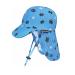 weVSwe Baby Toddler Sun Hat UPF 50+ Swim Cap Flap Neck Protection Adjustable Chin Straps UV Sun Protection Hats Blue crab 1 0-6 Months