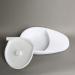 Medical Plastic Bedpan with Cover - Stable PP Bedpan Heavy Duty Smooth for Bed Bound Patient Elderly People with Disabilities White - Buy Online on GoSupps.com