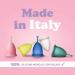 Rainbow Cup Menstruation Cups | Medical Silicone | Made in Italy | Size 2 Semitonica & Ciclamini | 2 Units Pack - Buy Online on GoSupps.com