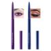 Dark Blue & Purple Gel Eyeliner 2 Colors Eyeliner Crayon Pencils Waterproof Smudge-Proof Colored Eyeliner Pen Long Lasting 24h Matte Cream Waterline Eyeliner Pen Eye Makeup for Festival(10+18)