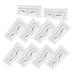 Didiseaon 10pcs Eyebrow Design Ruler Tools Eyebrow Shaping Template Eyebrow Ruler Drawing Tool Disposable