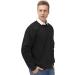 Gym People Men's Fleece Crewneck Sweatshirt | Thick Loose Fit Pullover in Black | Size Large - Buy Online on GoSupps.com