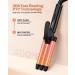 Mini Hair Crimper - 1/2 Inch Beach Waves for Short Hair | Small 3 Barrel Curling Iron for Travel | Ceramic Dual Voltage Hair Waver - Lightweight & Gold - Buy Online on GoSupps.com